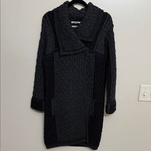 AranCrafts 100% Wool Cable Knit Sweater